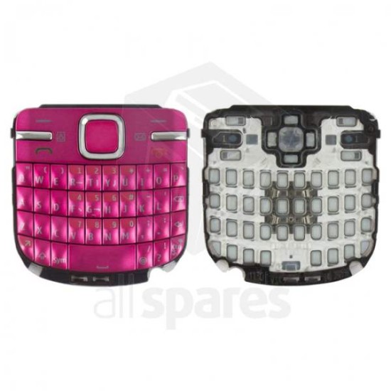 TECLADO NOKIA C3 ROSA